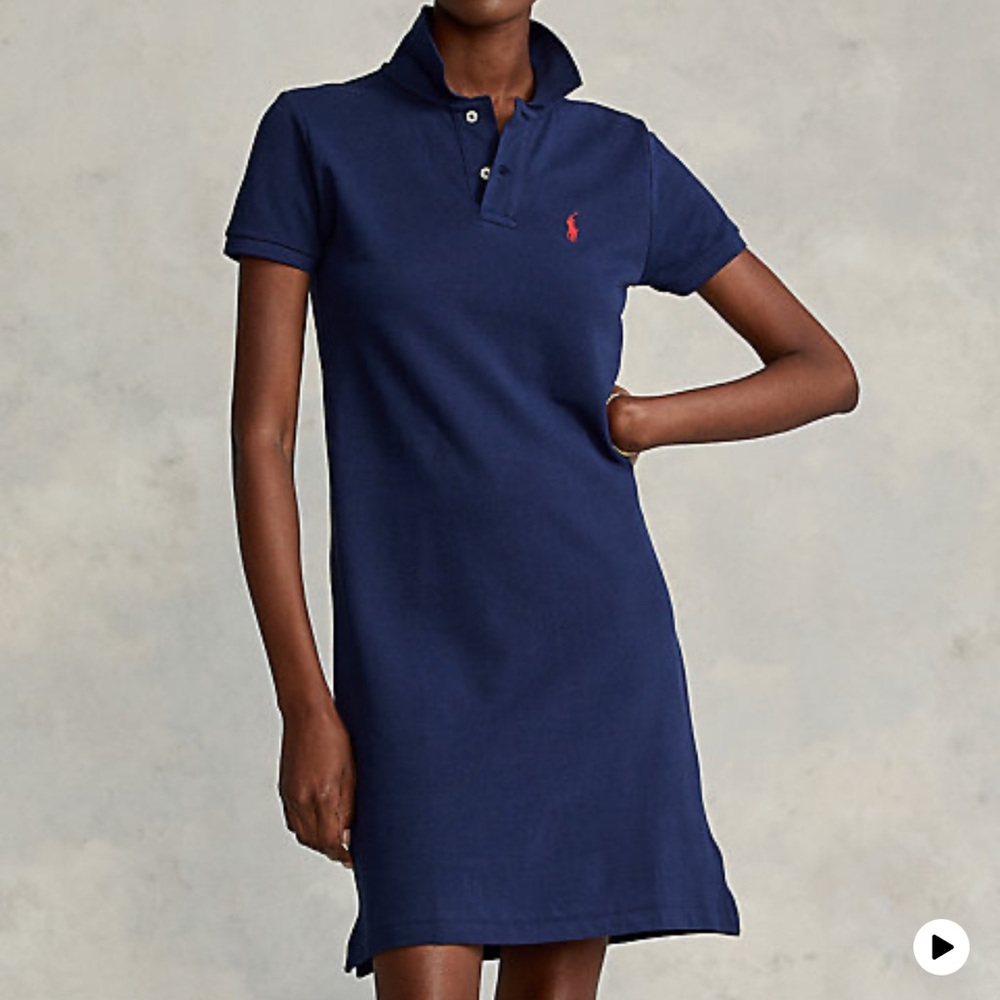 Navy blue Ralph Lauren's polo dress size medium